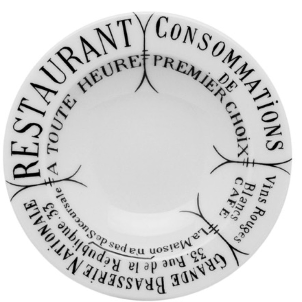 Pillivuyt Brasserie Butter Pat Sauce/Jam Dish Set of 4 Porcelain Made In France